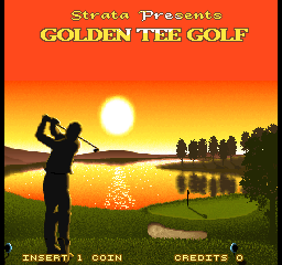 Golden Tee Golf (Joystick, v3.1) Title Screen